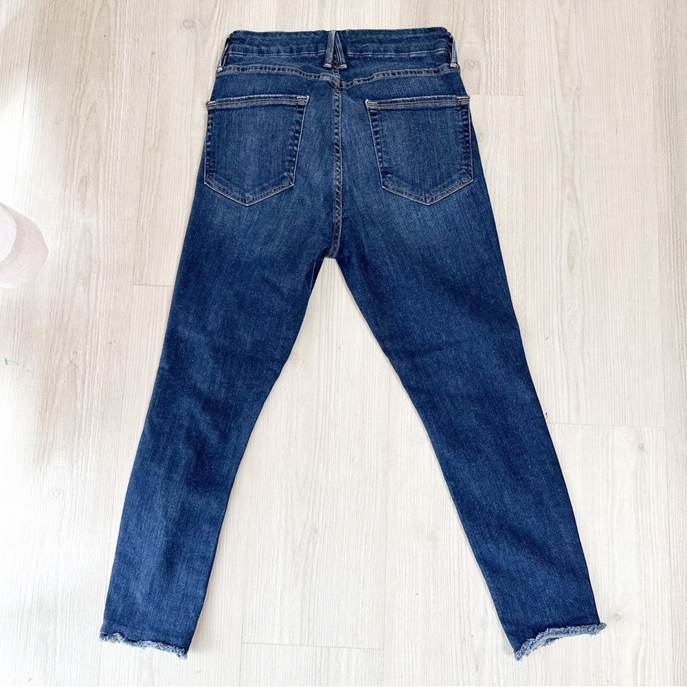 Good american good legs raw edges stretch jeans - Picture 7 of 9